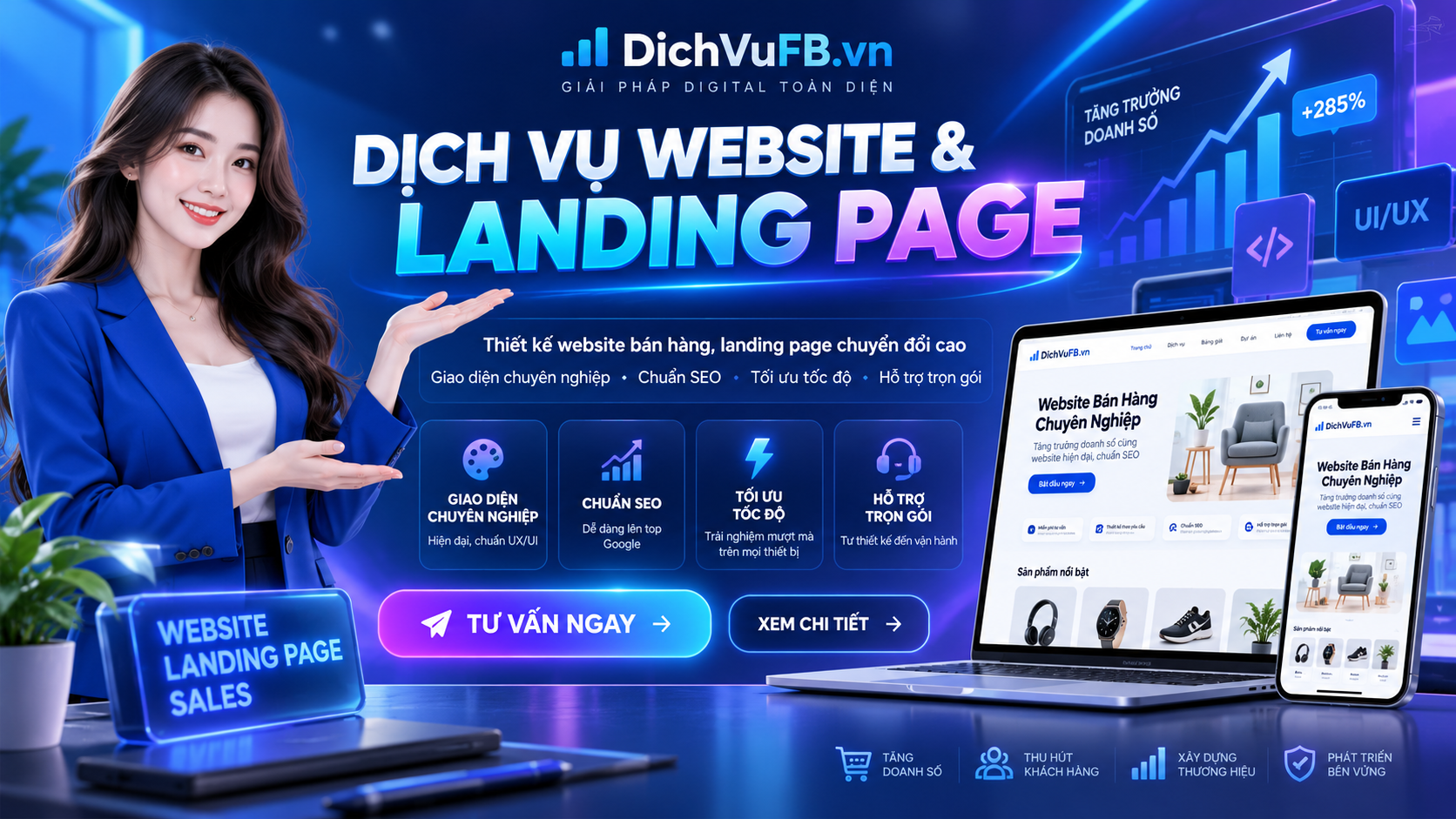 Dịch Vụ Thiết Kế Website & Landing Page Bán Hàng